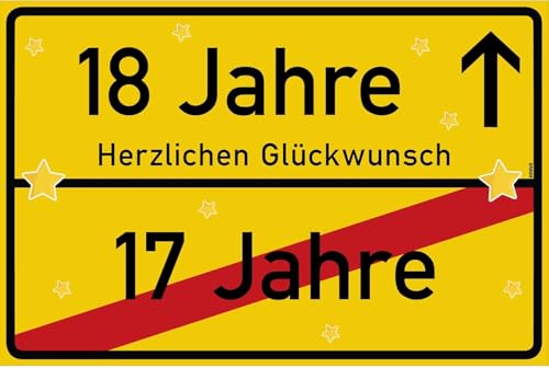 vanva Fußmatte 18. Geburtstag Geburtstagsdeko für den 18. Geburtstag 60 x 40 cm Fußmatte mit Filz-Oberfläche Bedruckt in brillanter Fotoqualität vanva Fußmatte 18. Geburtstag Geburtstagsdeko für den 18. Geburtstag 60 x 40 cm Fußmatte mit Filz-Oberfläche Bedruckt in brillanter Fotoqualität von vanva