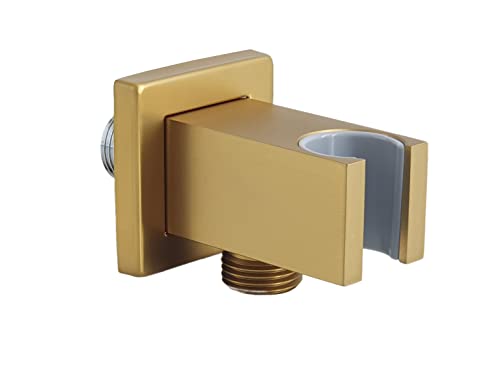 vanvilla Wandanschlussbogen mit Handbrause-Halter Wandauslass Gold gebürstet vanvilla Wandanschlussbogen mit Handbrause-Halter Wandauslass Gold gebürstet von vanvilla