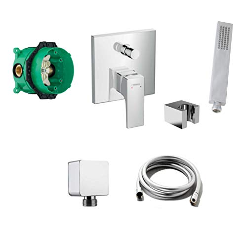 vanvilla Wannenset mit Unterputz Armatur Hansgrohe Metropol 2-Wege und vanvilla Handbrause, Wannen-SET HG64 poliert vanvilla Wannenset mit Unterputz Armatur Hansgrohe Metropol 2-Wege und vanvilla Handbrause, Wannen-SET HG64 poliert von vanvilla