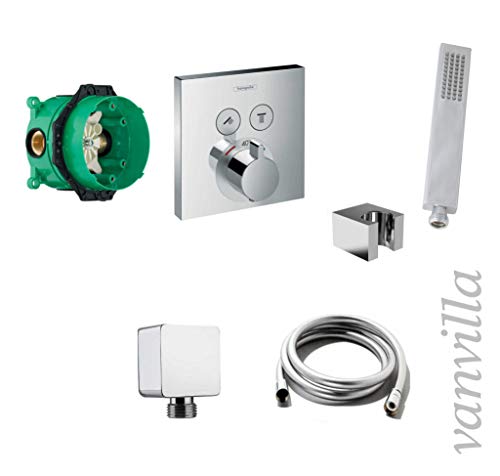 vanvilla Wannenset mit Unterputz Armatur Hansgrohe ShowerSelect 2-Wege und vanvilla Handbrause, Wannen-SET HG60 poliert vanvilla Wannenset mit Unterputz Armatur Hansgrohe ShowerSelect 2-Wege und vanvilla Handbrause, Wannen-SET HG60 poliert von vanvilla