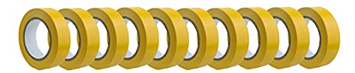 10er Set Isolierband 15 mm x 10 m gelb von varivendo