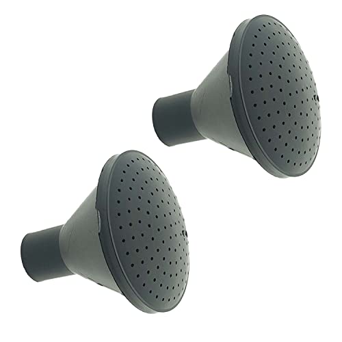 2er Set Tülle für Gießkanne Ersatzbrause (2,0 cm Öffnung) Schwarz von varivendo