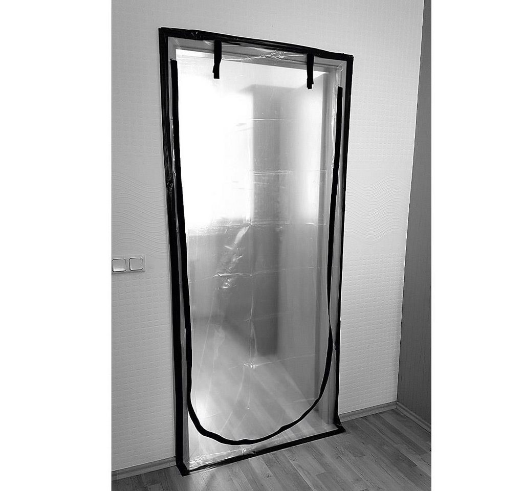 varivendo Abdeckfolie Folien-Staubschutztür, Zum Aufhängen, (Einzelartikel, 1-St., Mehrteilig), Staubschutztür Abdeckplane Staubschutzfolie Baustellenabdeckung von varivendo