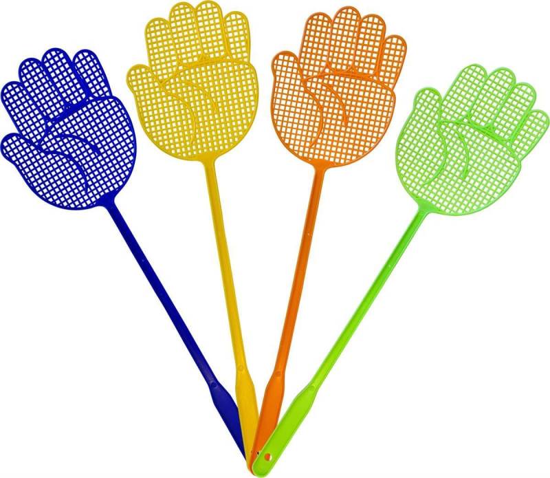 varivendo Fliegenklatsche 4er Set Fliegenklatsche Hand, Insektenklatsche Fliegenfänger Insektenfänger Fliegenvernichter varivendo Fliegenklatsche 4er Set Fliegenklatsche Hand, Insektenklatsche Fliegenfänger Insektenfänger Fliegenvernichter von varivendo