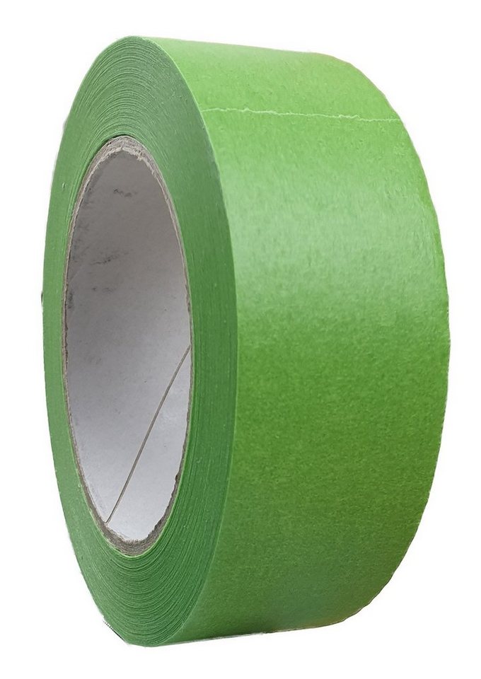 varivendo Kreppband 24 Rollen Profi+ Feinkreppband grün 50mm x 50m (Rollen, 24-St., Profi Feinkreppband) Kreppband malerklebeband malerkrepp von varivendo