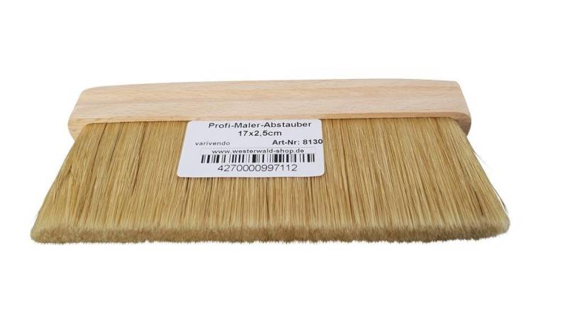 varivendo Streichbürste Profi-Maler-Abstauber 17 x 2,5 cm, (Stück, Profi-Maler-Abstauber), Abstauber Abstäuber Handabstauber Staubbürste Malerbesen Entstauber Ma von varivendo