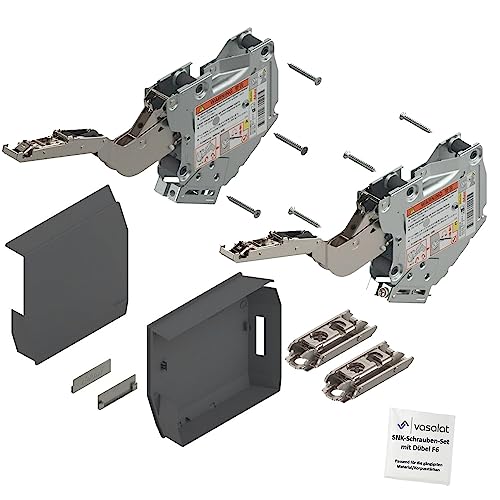 Blum Aventos HK-S Kraftspeicher 400-1000 tiefgrau Klappbeschlag m. Montageplatte von vasalat