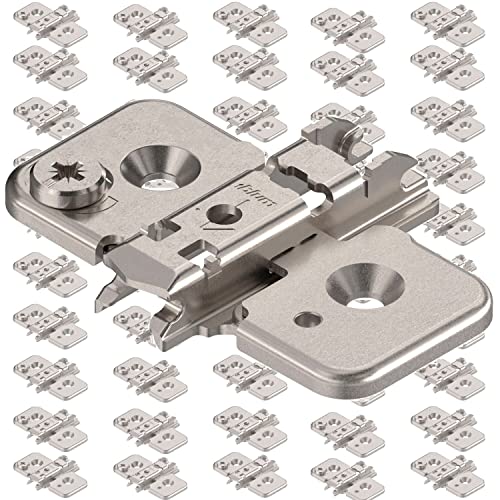 Blum Clip Montageplatte, Kreuzmontageplatte mit Exzenter Höhenverstellung, Stahl vernickelt 50 Stück Blum Clip Montageplatte, Kreuzmontageplatte mit Exzenter Höhenverstellung, Stahl vernickelt 50 Stück von vasalat