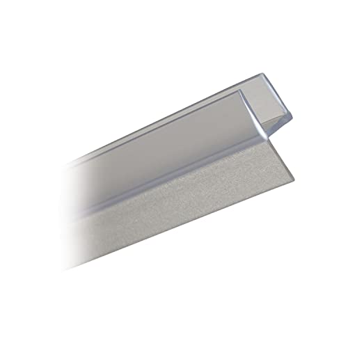 Duschdichtung 1000mm passend für Glasstärke 6/7/8mm transparent, Duschtürdichtung für Glastür, 1 Stück von vasalat
