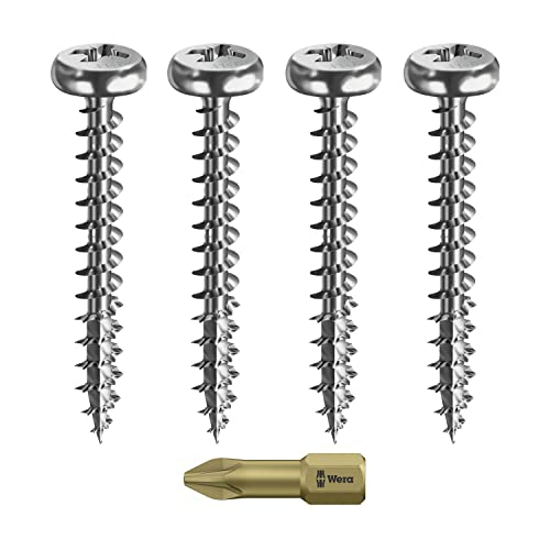 Spax Holzschrauben-SET Vollgewinde + PZ Bit | 4 Größen: 3x15; 3x20; 3x25; 3x30 | WIRROX Silber Spax Holzschrauben-SET Vollgewinde + PZ Bit | 4 Größen: 3x15; 3x20; 3x25; 3x30 | WIRROX Silber von vasalat