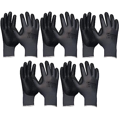 vasalat Arbeitshandschuhe Gebol Multi Flex Eco Handschuhe mit Noppen Größe 9, L - 5 Paar von vasalat