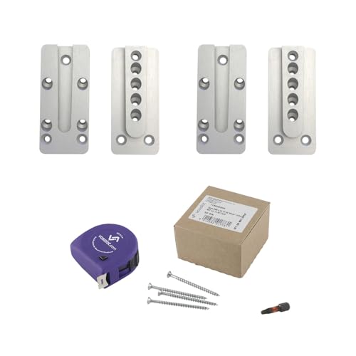 vasalat HVP Verbinder schwerlast 40x90x12mm - 2x Holzverbinder unsichtbar - ideal als Balkenverbinder inklusive 50x Spaxschrauben T-Star plus & 1x Bit TX20 vasalat HVP Verbinder schwerlast 40x90x12mm - 2x Holzverbinder unsichtbar - ideal als Balkenverbinder inklusive 50x Spaxschrauben T-Star plus & 1x Bit TX20 von vasalat