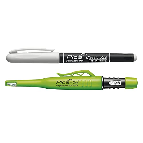 vasalat Pica Permanent Marker weiß + Pica Dry Tieflochmarker Graphit 2 teilig vasalat Pica Permanent Marker weiß + Pica Dry Tieflochmarker Graphit 2 teilig von vasalat