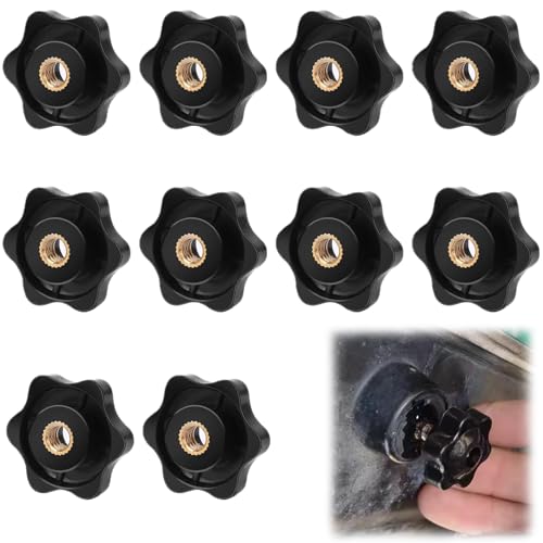 10 Stück M8 Sterngriffmutter,Stern Muttern,Spannknopf Mit Gerändeltem Gewinde Muttern,Schwarz Kunststoff Griffmuttern,Innengewinde Klemmknopf,Für Werkzeugmaschinen Möbelgriff,Elektronische Geräte 10 Stück M8 Sterngriffmutter,Stern Muttern,Spannknopf Mit Gerändeltem Gewinde Muttern,Schwarz Kunststoff Griffmuttern,Innengewinde Klemmknopf,Für Werkzeugmaschinen Möbelgriff,Elektronische Geräte von vcsjw