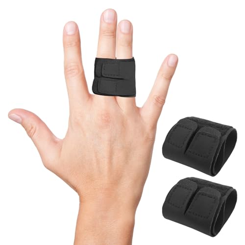 2 Stück Fingerschiene Kleiner Finger,Nylon Fingerschiene Mittelfinger,Fingerschiene Zeigefinger,Stacksche Schiene,Elastische Fingerbandage für Fingerschutz Gebrochene Verstauchte,Doppelte Fixierung 2 Stück Fingerschiene Kleiner Finger,Nylon Fingerschiene Mittelfinger,Fingerschiene Zeigefinger,Stacksche Schiene,Elastische Fingerbandage für Fingerschutz Gebrochene Verstauchte,Doppelte Fixierung von vcsjw