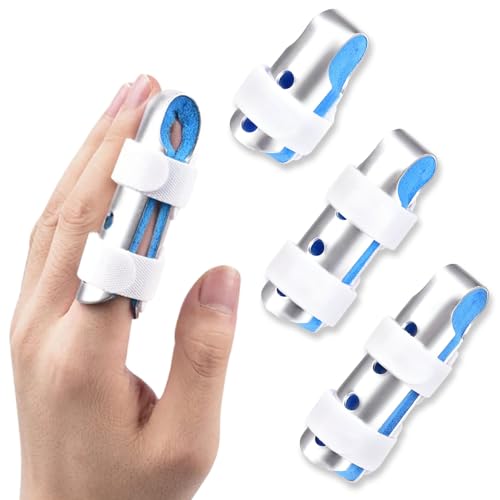 3 Stück Fingerschiene,Aluminium Doppelstück Finger Schiene,Fingerschutz bei Verletzung,Fingerschiene Mittelfinger Kleiner Finger Ringfinger,Stacksche Schiene Set für Ruhigstellung Stützschutz (S/M/L) 3 Stück Fingerschiene,Aluminium Doppelstück Finger Schiene,Fingerschutz bei Verletzung,Fingerschiene Mittelfinger Kleiner Finger Ringfinger,Stacksche Schiene Set für Ruhigstellung Stützschutz (S/M/L) von vcsjw
