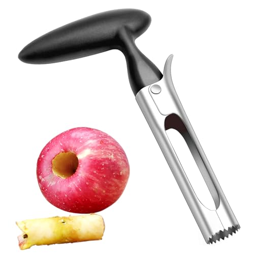 Apfelentkerner,Apfelausstecher,Apfelkernausstecher Entferner mit ABS-Griff und Gezackter Edelstahlklinge,Apfelentkerner Apfelausstecher,Leicht zu entkernen,für Birnen,Paprika,Fuji,äpfel von vcsjw