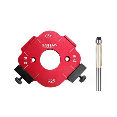 4-In-1-Bogenwinkel-Positionierungsschablone, Metall, Schablone, -Schablone, 30-50R von vdha