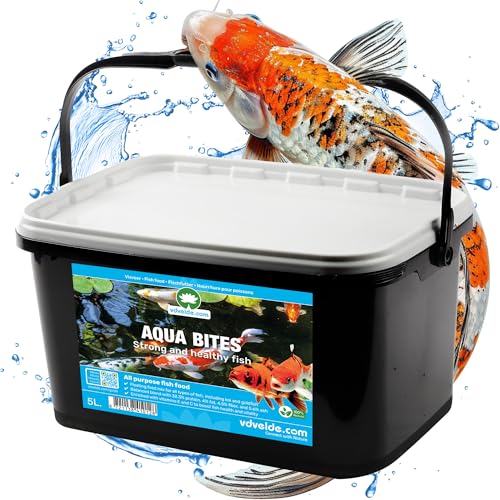 vdvelde.com - Günstiges Fischfutter : AQUA BITES - 100% natürliches Futter für Fische - 5 Liter - Universal Fischfutter - Für Koi bis Goldfisch - Fördert die Gesundheit vdvelde.com - Günstiges Fischfutter : AQUA BITES - 100% natürliches Futter für Fische - 5 Liter - Universal Fischfutter - Für Koi bis Goldfisch - Fördert die Gesundheit von vdvelde.com