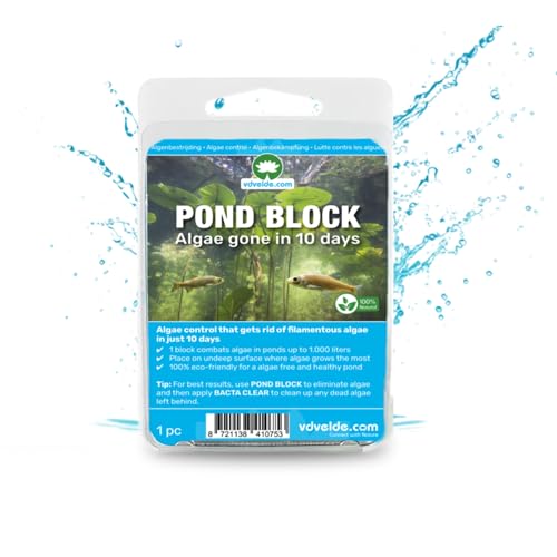 vdvelde.com - Pond Block - - Verbrauch: 1 Block pro 1.000 L- Algenfrei in 10 Tagen- Beratung: mit Bacta Clear kombinieren vdvelde.com - Pond Block - - Verbrauch: 1 Block pro 1.000 L- Algenfrei in 10 Tagen- Beratung: mit Bacta Clear kombinieren von vdvelde.com