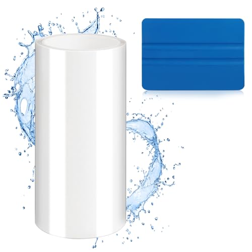 Vebulon Transparentes Wasserdichtes Pool Reparaturset Klebeband, 10x150 cm TPU Dichtungsband für Wasserbett, Pool, Poolfolie, Planschbecken, Luftmatratze von vebulon