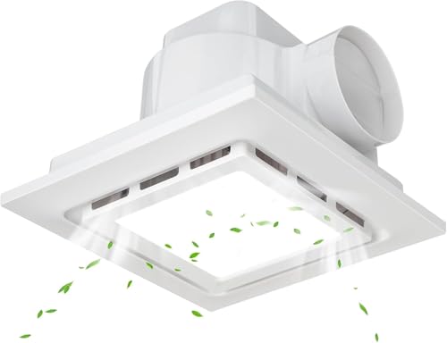veco chajor 210mm Badlüfter mit LED Licht, Montageöffnung 210mm 8.3IN, 130 CFM, ultra-leiser 1,0-Sone-Abluftventilator mit 1500 lm, 6000 K Licht veco chajor 210mm Badlüfter mit LED Licht, Montageöffnung 210mm 8.3IN, 130 CFM, ultra-leiser 1,0-Sone-Abluftventilator mit 1500 lm, 6000 K Licht von veco chajor