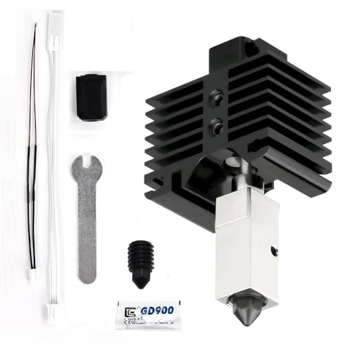Ersatz Bambu Lab Hotend X1 Kohlenstoffbaugruppe mit abnehmbarem gehärtetem Stahl 0,4 mm Düse Hotend für Bambu lab X1 Series 3D -Drucker von vecorler