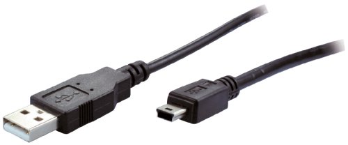 Vedimedia USB 2.0 A/Mini-B 1,0m 1m USB A/Mini-B schwarz USB Kabel - USB Kabel (1m; USB A; Mini USB B, männlich/männlich USB Typ-A, schwarz) von Vedimedia