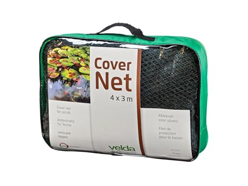 Teichnetz 4x3m schwarz Teichabdeckung Reiherschutz Laubschutznetz Abdecknetz Teichnetz 4x3m schwarz Teichabdeckung Reiherschutz Laubschutznetz Abdecknetz von velda