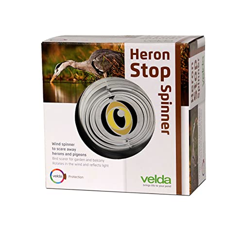 velda Teichschutz Spiegelndes Windspiel gegen Reiher und Tauben, Heron Stop Spinner, Edelstahl von velda