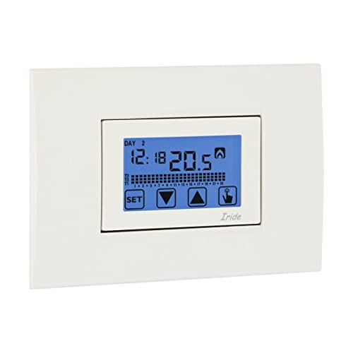 Vemer Thermostatuhr VE456000 Iride Wochenprogramm mit Touchscreen zur Einbaumontage Vemer Thermostatuhr VE456000 Iride Wochenprogramm mit Touchscreen zur Einbaumontage von VEMER
