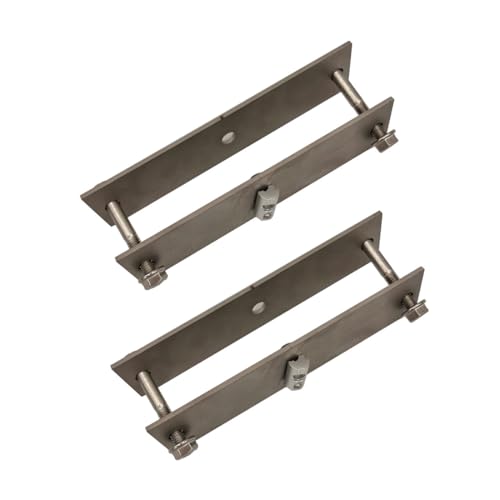 Balkonkraftwerk Halterung Multiflex Set für 1 PV-Modul (2er-Set), flexible Geländerbefestigung (40/50 mm, Klemmhalter), inkl. 0% MwSt., Halterungen:Klemmhalter von venturama Solar