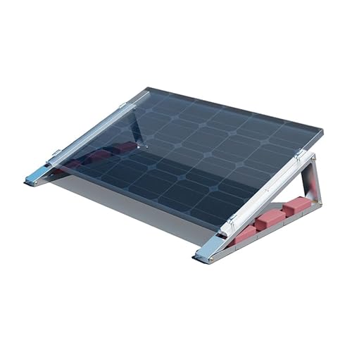 1x Flachdach-Aufständerung Flat-Flex Set für 1 PV Modul, 35° Neigungswinkel, EN AW-5005 Aluminium, inkl. Montagezubehör, einfache Befestigung, Wetterbeständig, 0% MwSt. von venturama Solar