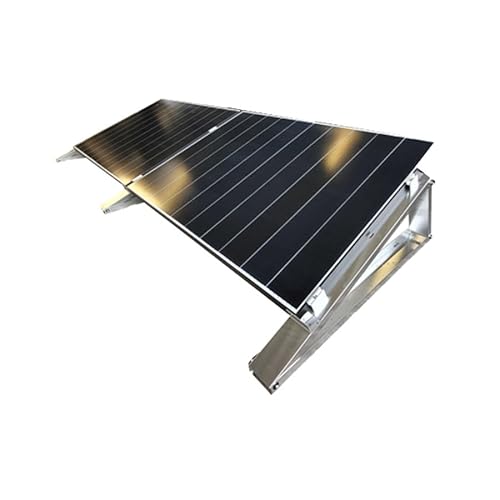Flachdach-Aufständerung Flat-Flex Set für 2 PV Module nebeneinander, 10°-20° Neigungswinkel, EN AW-5005 Aluminium, montagefreundlich, inkl. Montagematerial, wetterbeständig, 0% MwSt. von venturama Solar