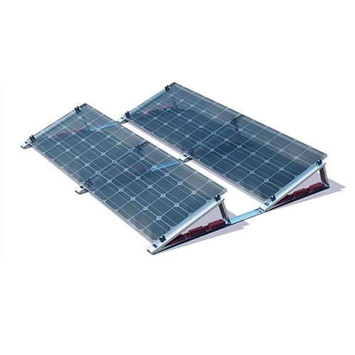 FlatFlex Flachdach-Aufständerung Set für 2x2 PV-Module, 10°/15°/20° Neigung, Aluminium EN AW-5005, inkl. 0% MwSt. von venturama Solar