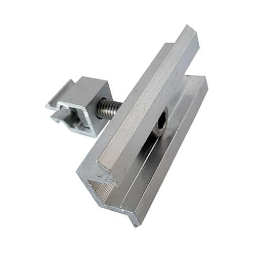Mittelklemme Klick-System silber unbehandelt - schnelle Montage - Aluminium EN AW-6060 T66 70 mm - rostfrei & langlebig - Solarmodul Halter, Ausführung:35 mm Mittelklemme Klick-System silber unbehandelt - schnelle Montage - Aluminium EN AW-6060 T66 70 mm - rostfrei & langlebig - Solarmodul Halter, Ausführung:35 mm von venturama Solar