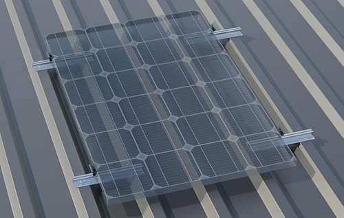 Montageset - Trapezblech - für ein PV-Module (hochkant), Ausführung:30mm RH von venturama Solar