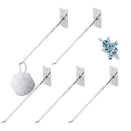 Vepoty Slat Wall Panel Hook 5pcs Metall Slat Wall Hanging Peg Supermarkt Regal Display Plating Haken von Vepoty