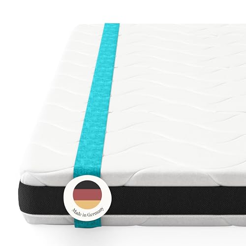 verapur Hypersoft Topper Fresh HTF800 I 90 x 200 cm I Härtegrad H1 I Matratzenauflage I anpassbar ohne Memoryeffekt I waschbarer Bezug verapur Hypersoft Topper Fresh HTF800 I 90 x 200 cm I Härtegrad H1 I Matratzenauflage I anpassbar ohne Memoryeffekt I waschbarer Bezug von verapur