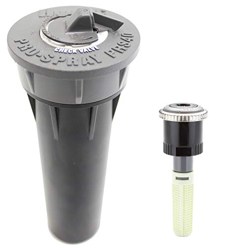 Hunter PRS40-CV 10 cm mit MP3000 360° Düse – Rückschlagventil, 2,8 bar Druckregulierung – optimal für Rasenbewässerung, wetterfestes Versenkregner Gehäuse, wählbare MP Rotator Varianten von verdone