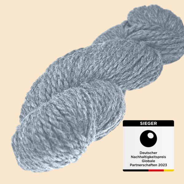 verdonna Kennlernbox 4FÜR3: handgesponnene Alpakawolle zum Stricken, Chunky, Babyalpaka, Grobstrick, je 100 Gramm von verdonna
