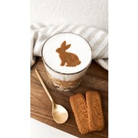 Milchschaum Schablone Ostern Milchschaum Schablone Ostern von verdruckt