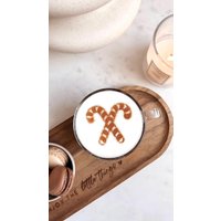 Milchschaum Schablone Weihnachten von verdruckt