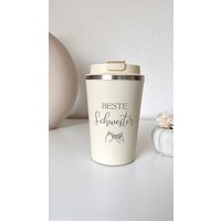 Thermo Mug | Thermobecher Schwester Sister Beste Geschenk Familie Geschenkidee Thermo Mug | Thermobecher Schwester Sister Beste Geschenk Familie Geschenkidee von verdruckt