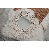 Makrameespiegel 》Boho Makrameespiegel 》Boho von verknuepftuzugenaeht