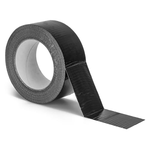 verpacking 10er Pack | Premium Gewebeband Schwarz [50m x 48mm] Panzertape Reparaturband | hohe Klebekraft | Gaffa Tape | mit Naturkautschuk-Kleber von verpacking