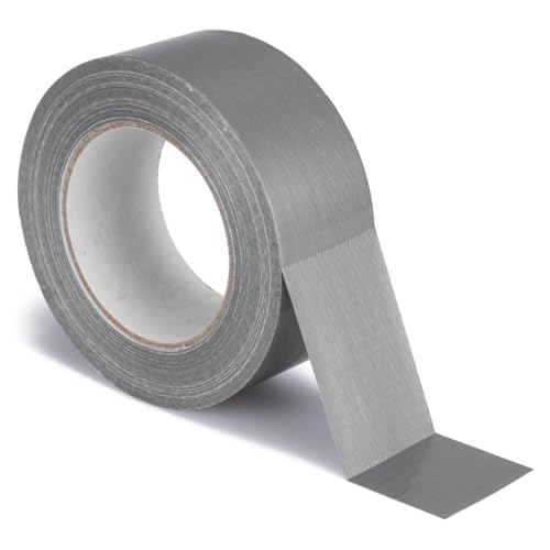 verpacking 18er Pack Panzertape Silber 50m x 48mm, Gewebeband Grau 18 Rollen Duct Tape Wasserfest hohe Klebekraft Reparaturband für Innen und Außen zum Markieren und Fixieren von verpacking