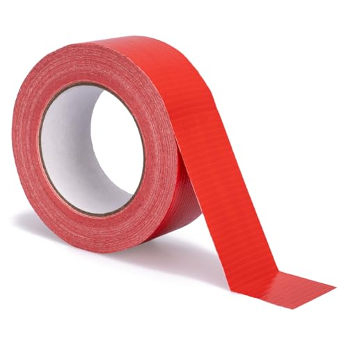 verpacking 18er Pack | Premium Panzertape Rot [50m x 48mm] Gewebeband Reparaturband | hohe Klebekraft | Klebeband von verpacking