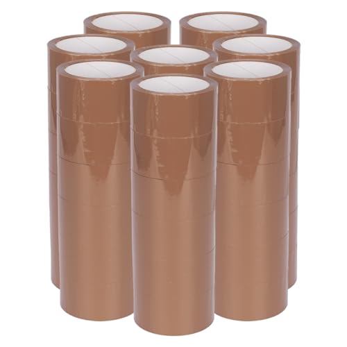 verpacking PP-Klebeband 50 mm x 66 m Braun [Ausführung, Farbe & Stückzahl wählbar] leise abrollend Paketklebeband Packband Verpackungsklebeband 48 Rollen von verpacking