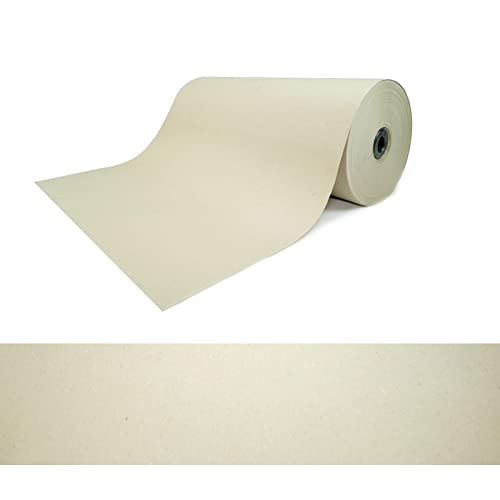 verpacking Schrenzpapier auf Rolle | 100 g/m² | 50 cm x 191 m 3 Rollen | Verpackungsmaterial Packpapier Füllmaterial Einwickelpapier Verpackungsfüllstoff Polsterpapier von verpacking